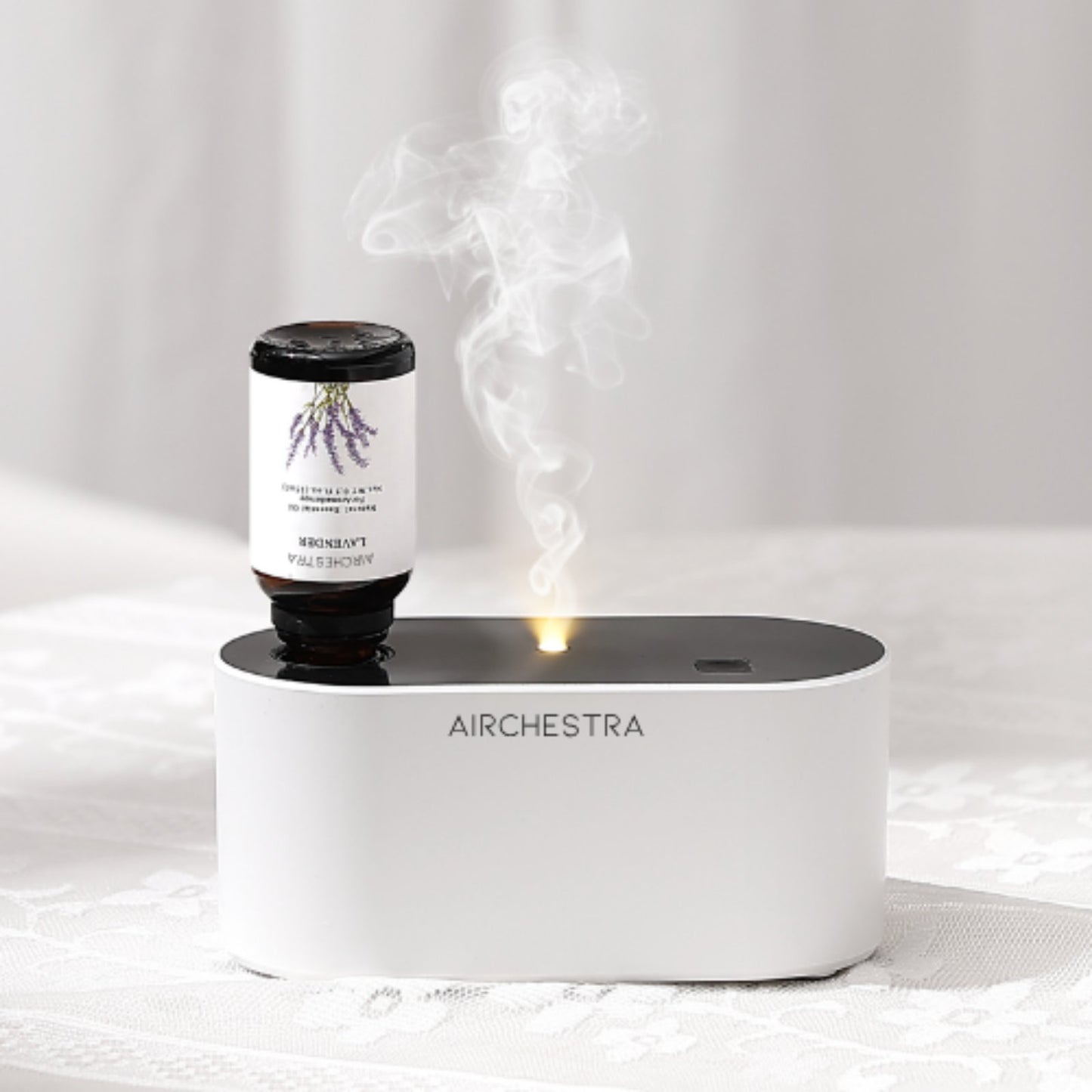 Airchestra Waterless Fragrance Essential Oil Diffuser Premium Mini Portable Aroma Diffusers with 3 Mist Modes